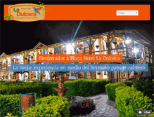 Tablet Screenshot of fincahotelladulcera.com